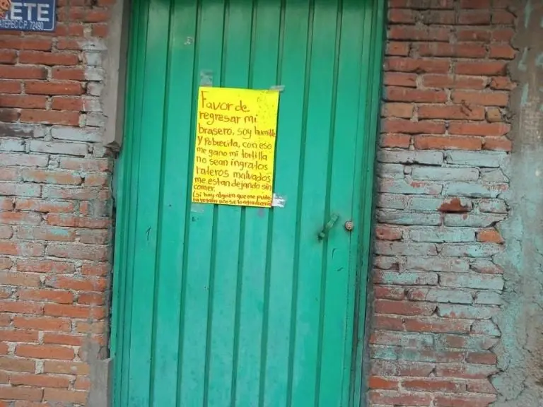 Abuelita pide que le regresen su brasero (Facebook)