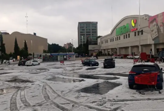 La granizada sorprendi&oacute; a los capitalinos.
