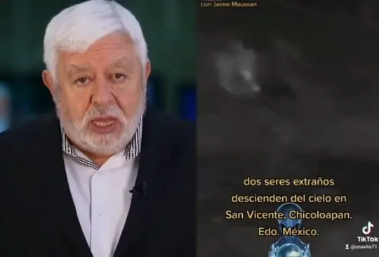 Jaime Maussan muestra video de supuestos extraterrestres descendiendo de OVNI en Chicoloapan