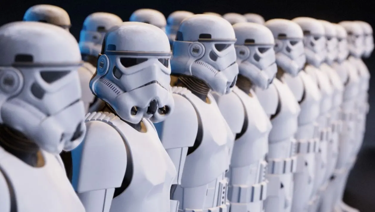 Los stormtroopers o soldados del Imperio fueron creados basándose en los soldados del ejército alemán especializados en técnicas de infiltración durante la Primera Guerra Mundial.