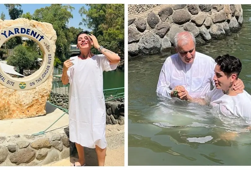 Kunno comparte im&aacute;genes de su bautizo