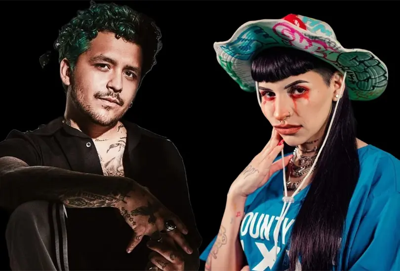 La rapera argentina fue invitada a la cabina de Exa en donde habl&oacute; sobre los rumores en redes sociales de un posible romance entre ella y el cantante de musical regional mexicana