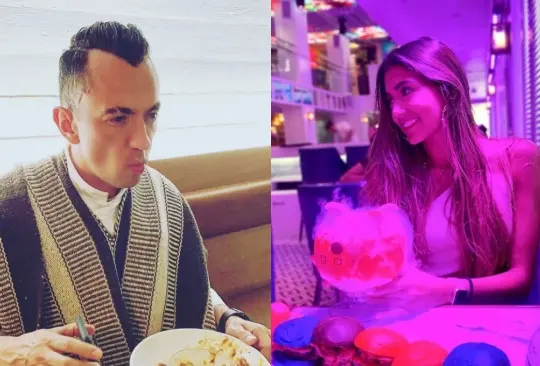 El chef mexicano Edgar Núñez y la influencer colombiana Manuela Gutiérrez.