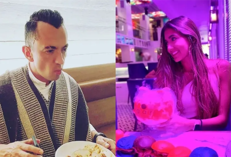 El chef mexicano Edgar N&uacute;&ntilde;ez y la influencer colombiana Manuela Guti&eacute;rrez.