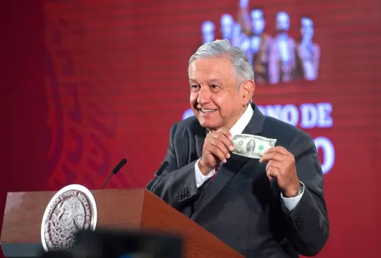 El peso vale más en el sexenio de AMLO con respecto al dólar. 