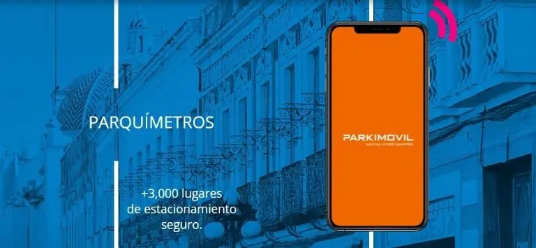 Descarga la aplicación para pagar los parquímetros en Puebla. Foto: captura de pantalla.