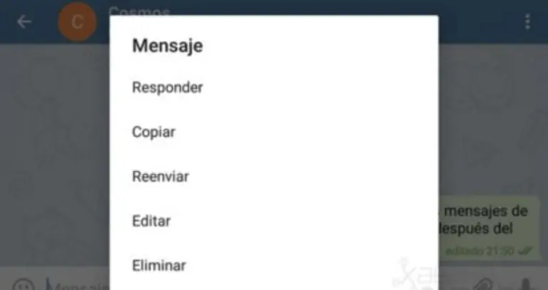 Así puedes editar mensajes en Telegram. Foto: especial.