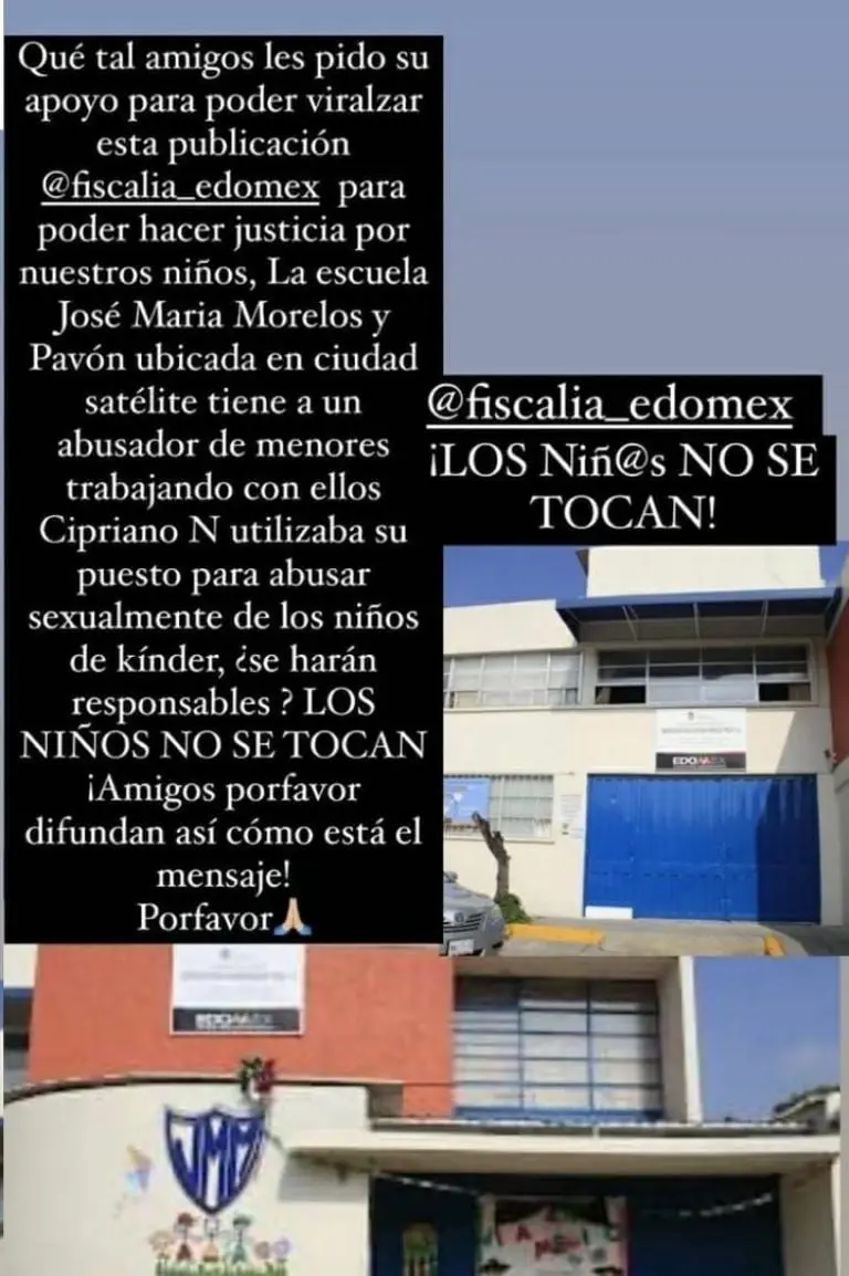 Adrix pide justicia por los menores, así como una investigación profunda para detectar otras víctimas.