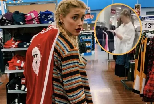 Amber Heard fue captada en una tienda de rebajas junto a su hermana Whitney Henríquez