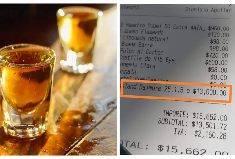 Restaurante cobra 13 mil pesos por un shot Restaurante cobra 13 mil pesos por un shot