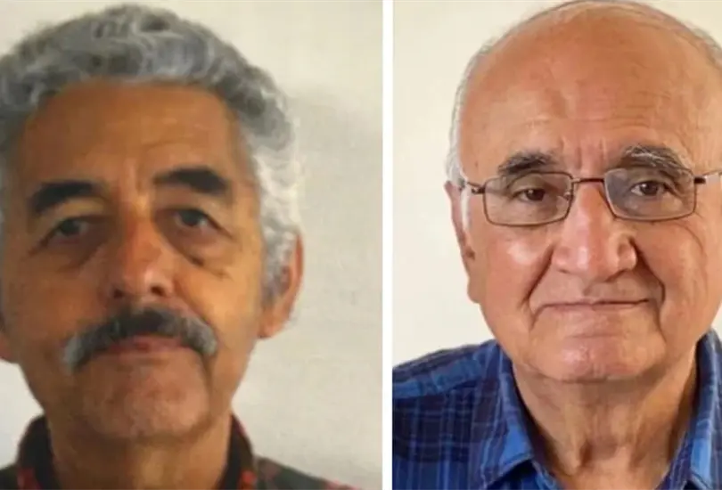 Los sacerdotes jesuitas Joaqu&iacute;n Mora y Javier Campos. 