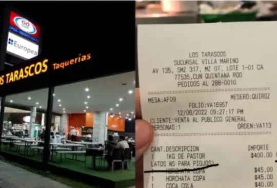 "Nos trató pésimo": Mesero llama "piojos" a clientes de taquería en Cancún | VIRAL "Nos trató pésimo": Mesero llama "piojos" a clientes de taquería en Cancún | VIRAL