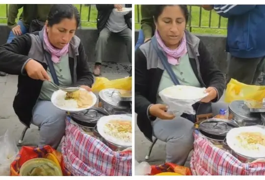 Peruana usa truco para no lavar platos Peruana usa truco para no lavar platos
