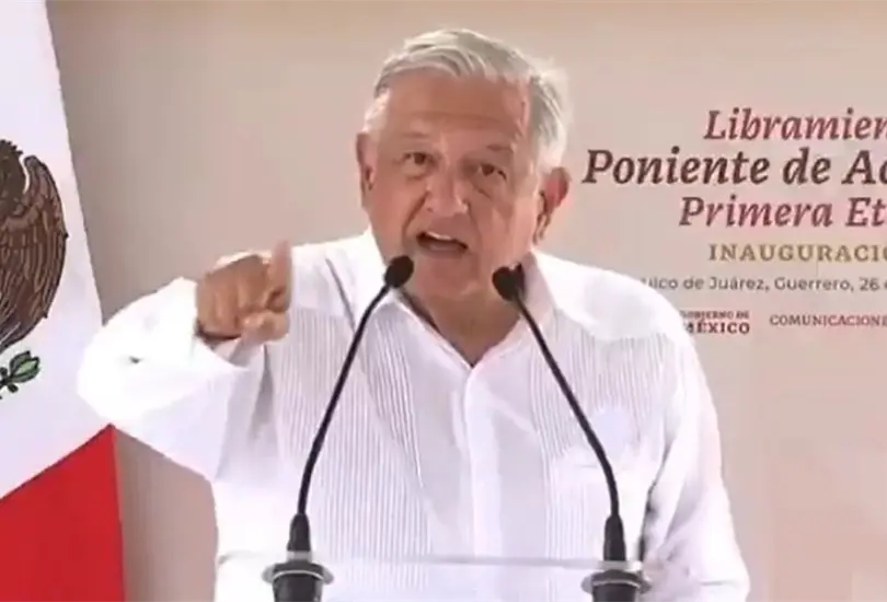 AMLO estuvo en la inauguraci&oacute;n de la primera etapa del libramiento La Venta-Coyuca, en Guerrero.