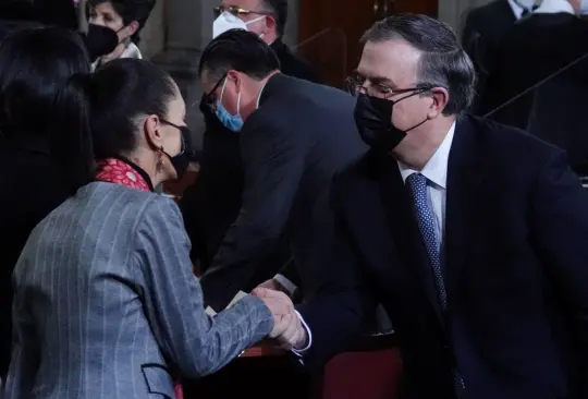 Marcelo Ebrard supera en encuesta a Claudia Sheinbaum. 