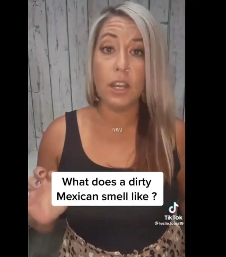 Mujer lanza comentarios en contra de mexicanos (TikTok)