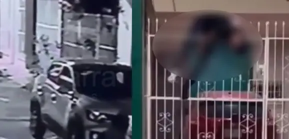 Ladrón intenta robar casa pero cae y queda ensartado en la reja | VIDEO Ladrón intenta robar casa pero cae y queda ensartado en la reja | VIDEO