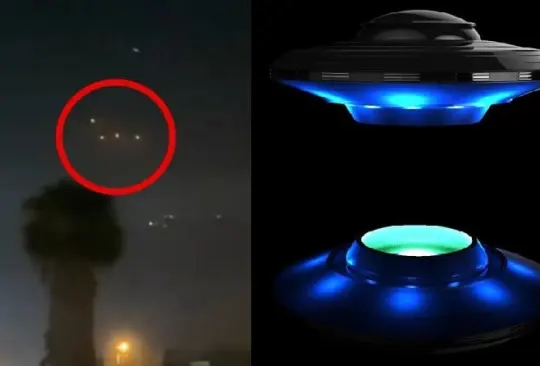 ¿Ovnis o drones? Las inexplicables luces en el cielo captadas en Tijuana | VIDEO