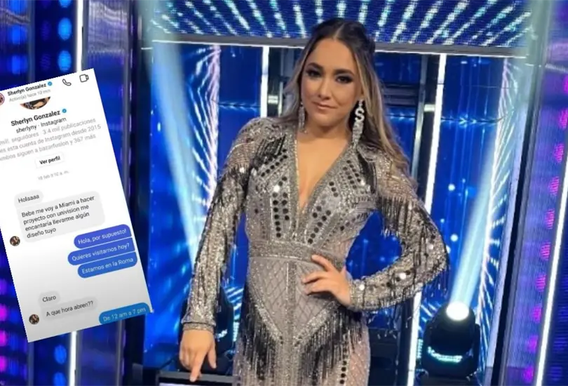 Dise&ntilde;adora acusa a Sherlyn de quedarse con su ropa