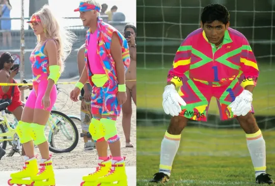 ¿Tributo a Jorge Campos? Filtran nuevas escenas de la película de "Barbie" y estallan los memes