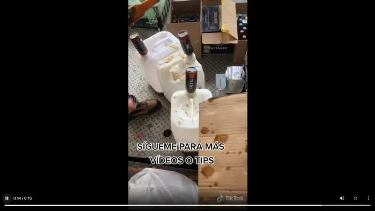 Tiran cerveza a punto de caducar - Captura de pantalla