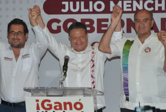 De acuerdo al conteo rápido del INE, Julio Menchaca tendría entre el 60.4 y 63.2 por ciento de los votos en Hidalgo De acuerdo al conteo rápido del INE, Julio Menchaca tendría entre el 60.4 y 63.2 por ciento de los votos en Hidalgo