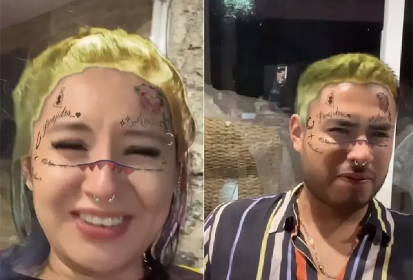 Nuevo filtro de los tatuajes de Christian Nodal se hace viral en TikTok e Instagram