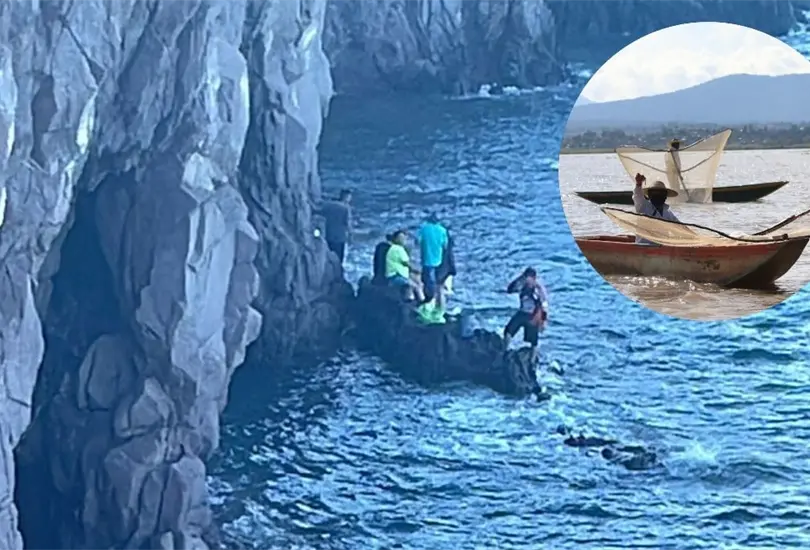 Familia sufre accidente en Guaymas cuando viajaban en una lancha. 