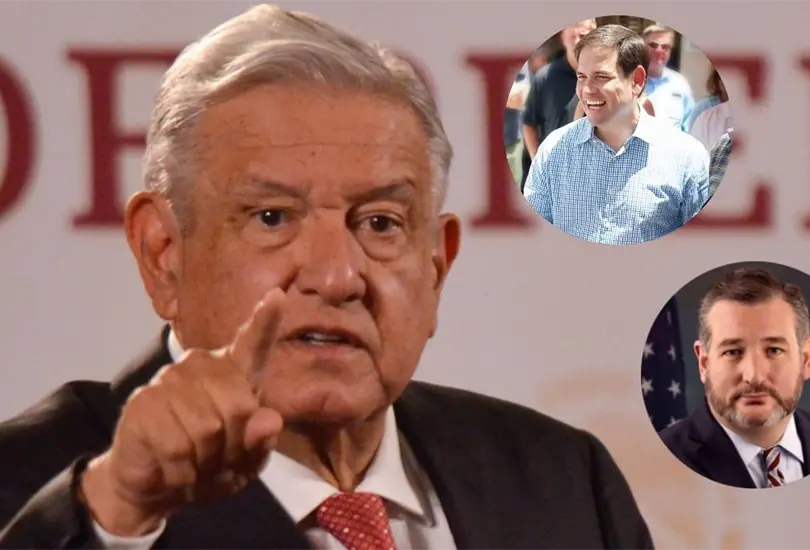 AMLO respondi&oacute; a cr&iacute;ticas de los senadores republicanos Ted Cruz y Marco Rubio. 