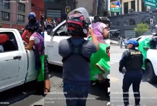 Policías se llevan a Lady Tacos de Canasta