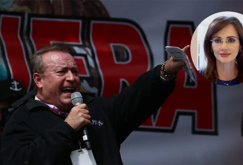 Gilberto Lozano ret&oacute; a Lilly T&eacute;llez a mostrar denuncia contra AMLO. 