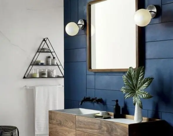 Se relaciona con el agua y proyecta paz, neutralidad y la pulcritud. Es ideal para el dormitorio o el baño.