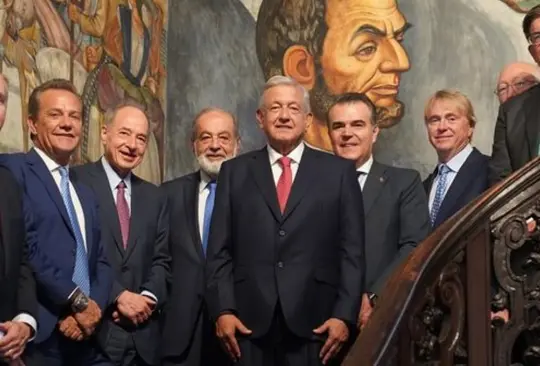 AMLO sostuvo un desayuno con empresarios de M&eacute;xico y EU en Washington.