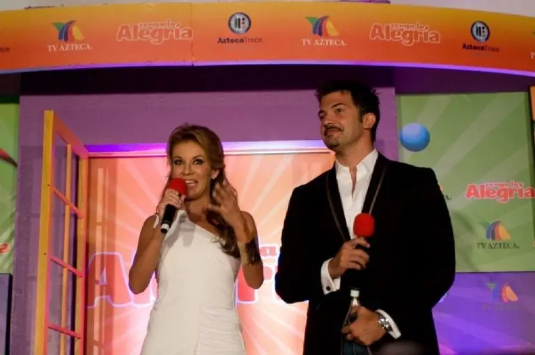 Ingrid Coronado y Fernando del Solar trabajaron en Venga la Alegría. Foto: Cuartoscuro.