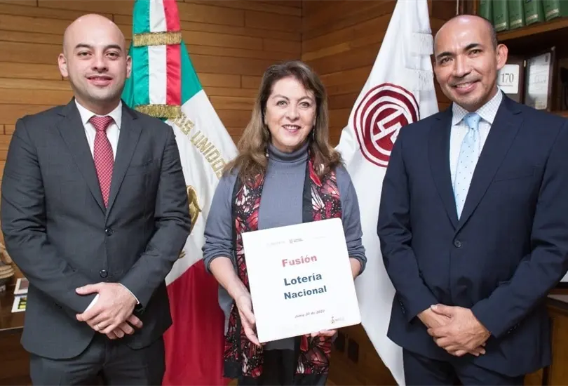 Concretan fusi&oacute;n de la Loter&iacute;a Nacional. 