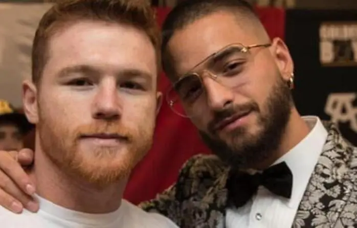 El famoso cantante también publicó fotos junto a  Álvarez en sus redes sociales.