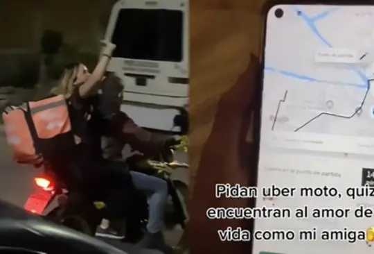 Joven se enamora del repartidor de comida historia se vulve viral Créditos: TikTok