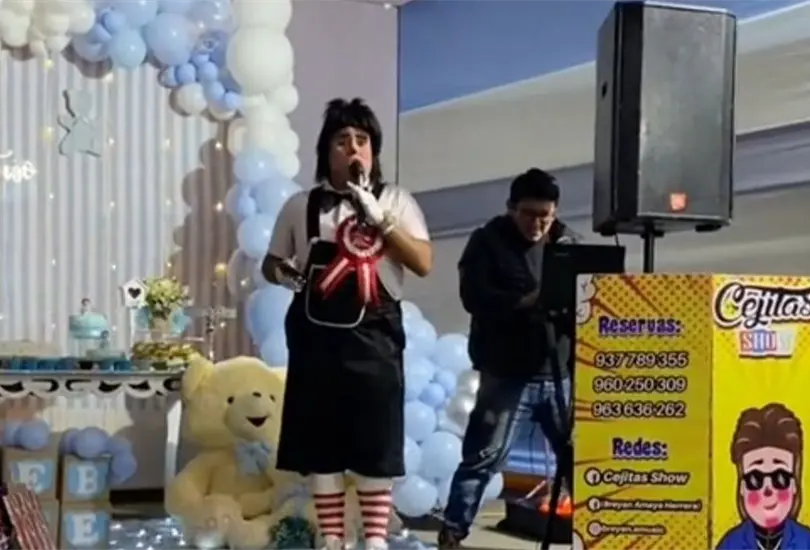 Payaso se equivoca de fiesta