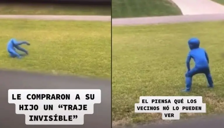 El niño no esperó ni un minuto para disfrutar de sus recién adquiridos poderes de