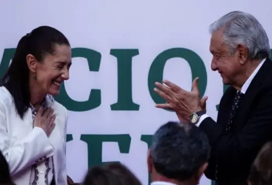 Sheibaum y López Obrador tienen una aprobación de más del 50 por ciento.