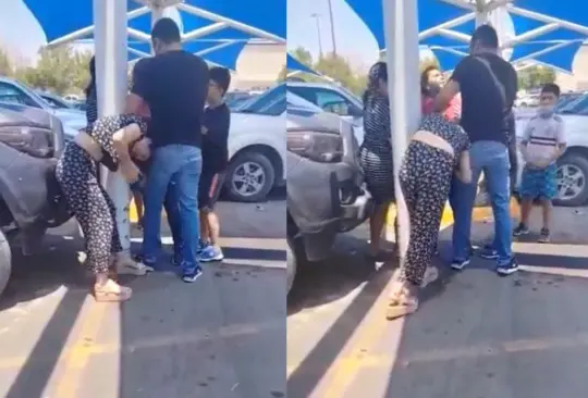 Una de las amigas de la mujer le informó que su esposo estaba con su amante en un Walmart por lo que no pudo evitar ir a enfrentarlos 