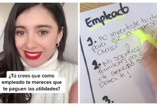 Emprendedora cuestiona el pago de utilidades 