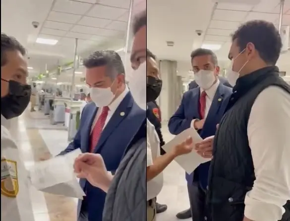 Alito detenido en el AICM por el INM