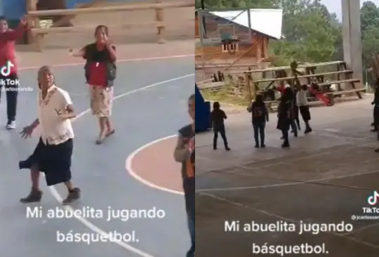 La habilidades con el balón de la abuelita sorprendieron a los internautas 