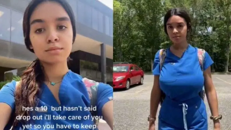 Critican a enfermera por su uniforme (TikTok)