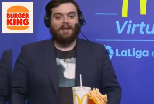 El famoso streamer y youtuber español confundió las hamburguesas mientras las promocionaba en vivo en el McDonalds Virtual LaLiga eSports