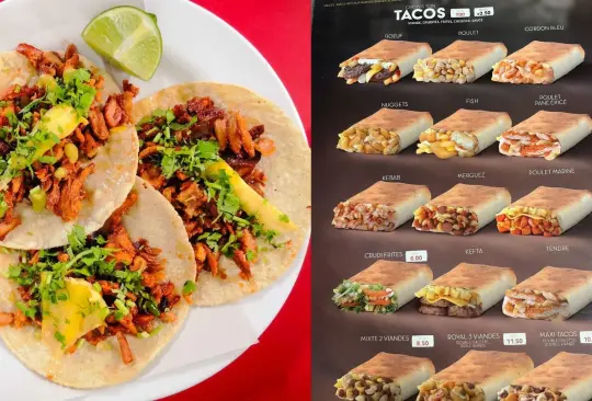 Los tacos fueron criticados por los internautas, asegurando que tenían forma de burrito aplastado. 