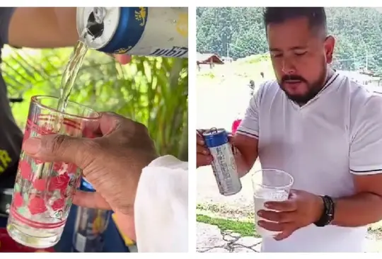 Latas de cervezas contenían agua Latas de cervezas contenían agua