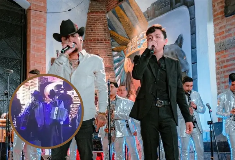 En redes sociales comenz&oacute; a circular un video en donde se observa a Poncho Quezada detener el concierto despu&eacute;s de que supuestamente un sujeto le mostrara un arma de fuego.