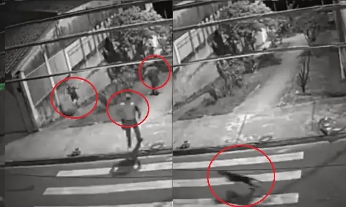 La triple persecuci&oacute;n simultanea